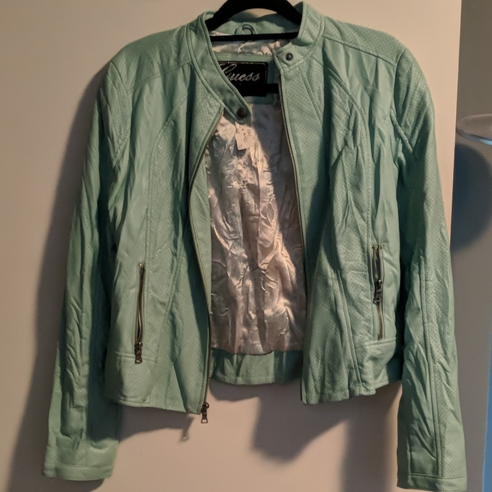 Guess faux leather jacket (new without tags)